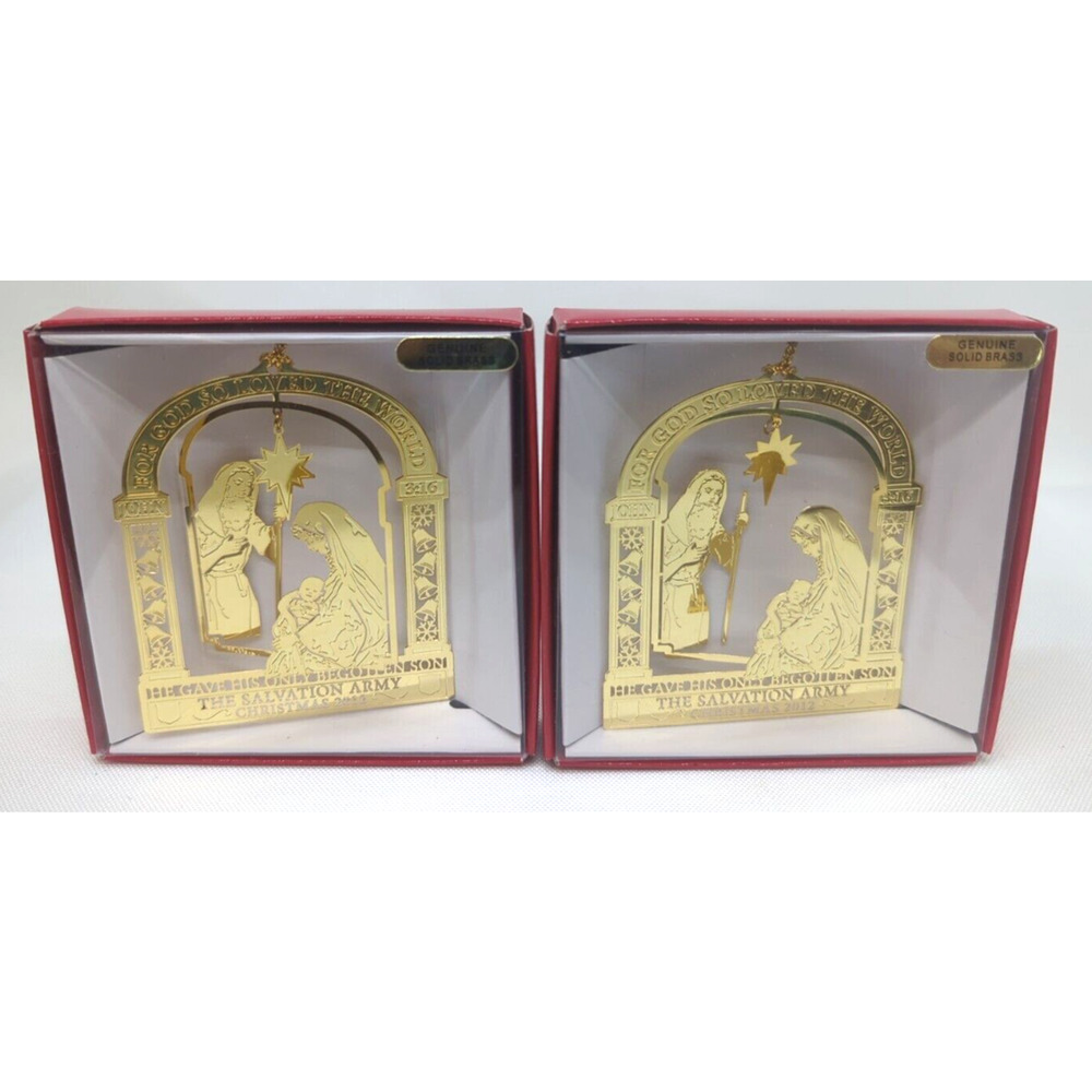 Two Nations Treasures The Salvation Army Christmas 2012 Solid Brass